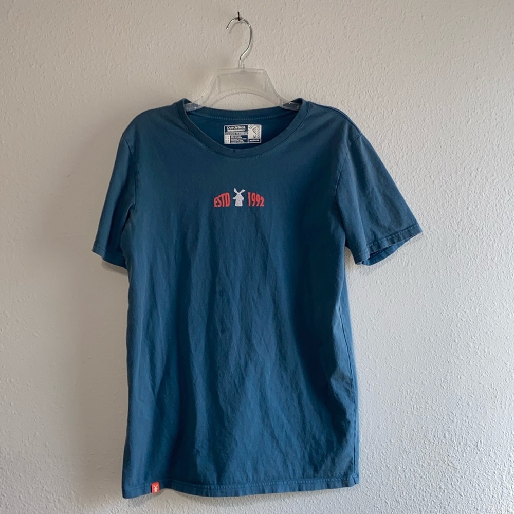 Dutch Bros “Guaranteed to Satisfy” Teal T-Shirt